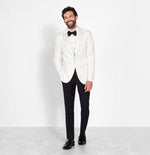 White Dinner Jacket Tuxedo - The Black Tux
