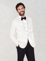 White Dinner Jacket Tuxedo - The Black Tux