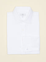 White Linen Dress Shirt - Slim - The Black Tux