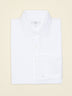 White Linen Dress Shirt - Slim