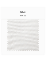 White Silk Neckwear Swatch - The Black Tux