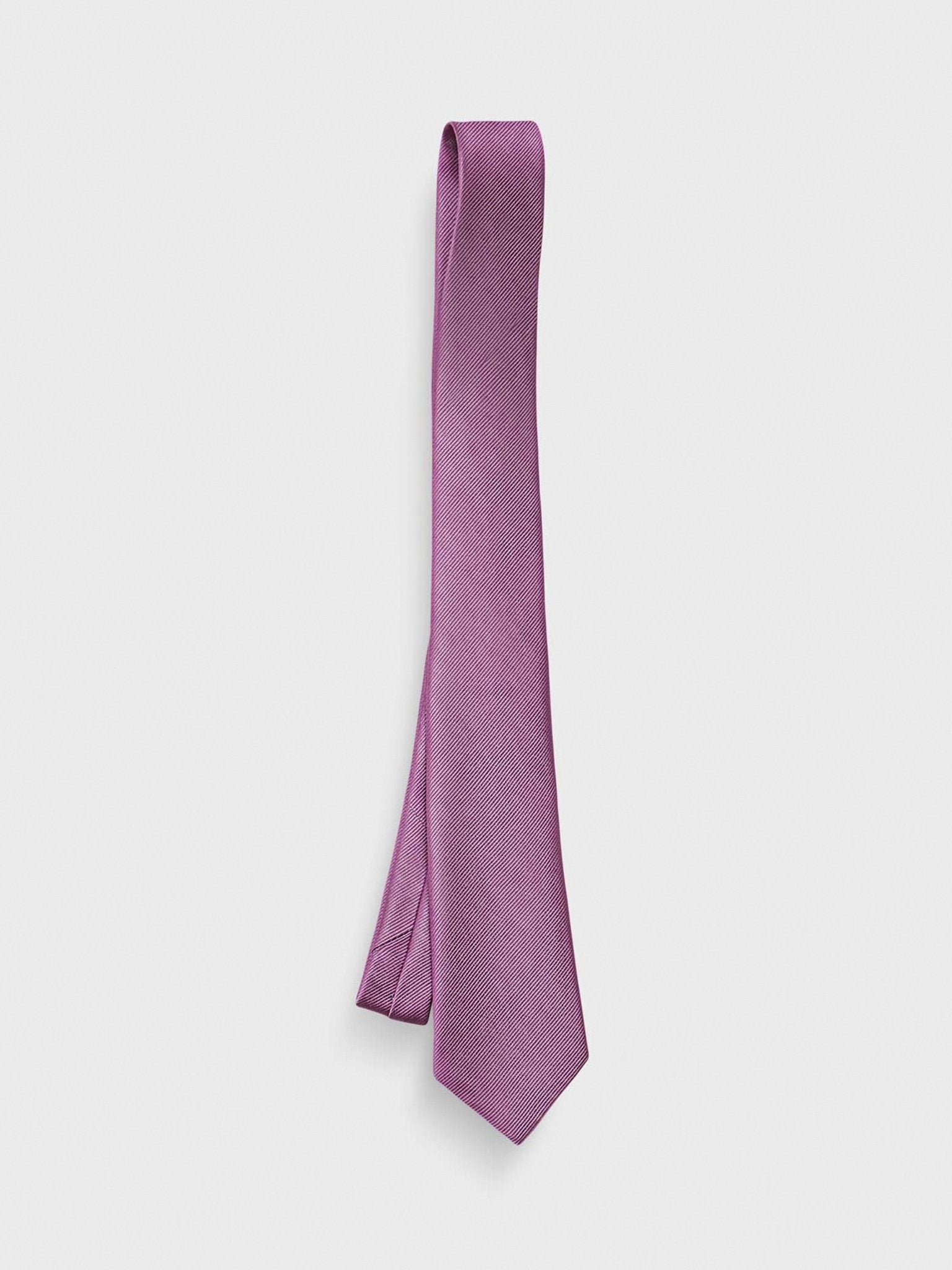 Wisteria Silk Necktie - The Black Tux