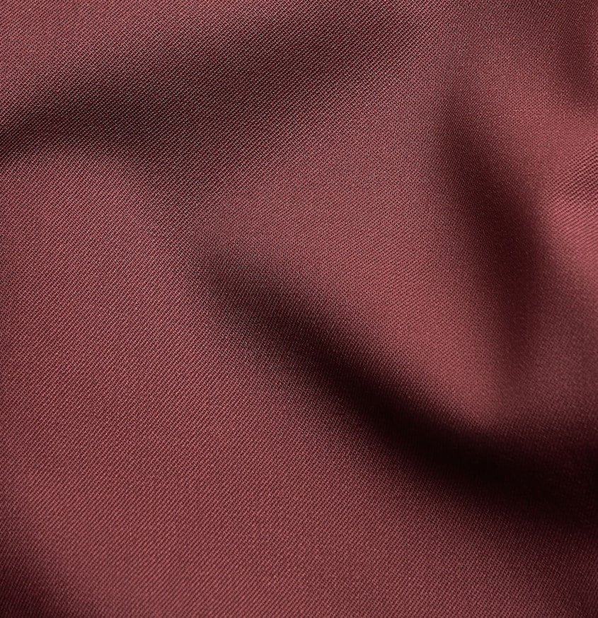 Burgundy Twill Shawl Tuxedo Jacket Home Try - On - The Black Tux