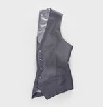 Grey Suit Vest Home Try - On - The Black Tux