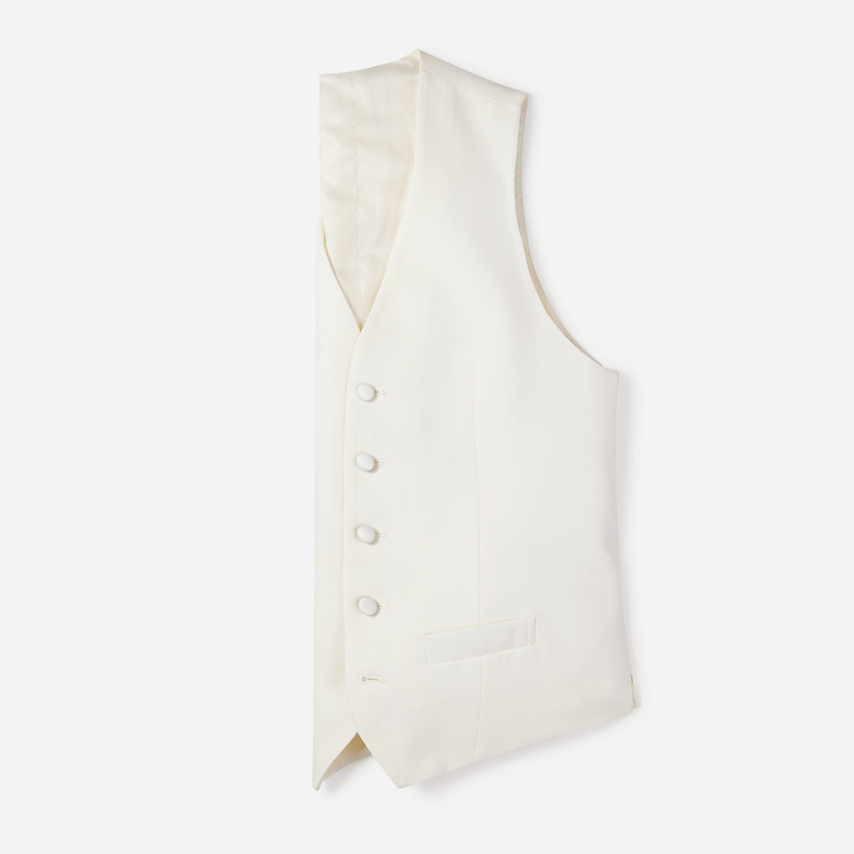 Ivory Tuxedo Vest - The Black Tux