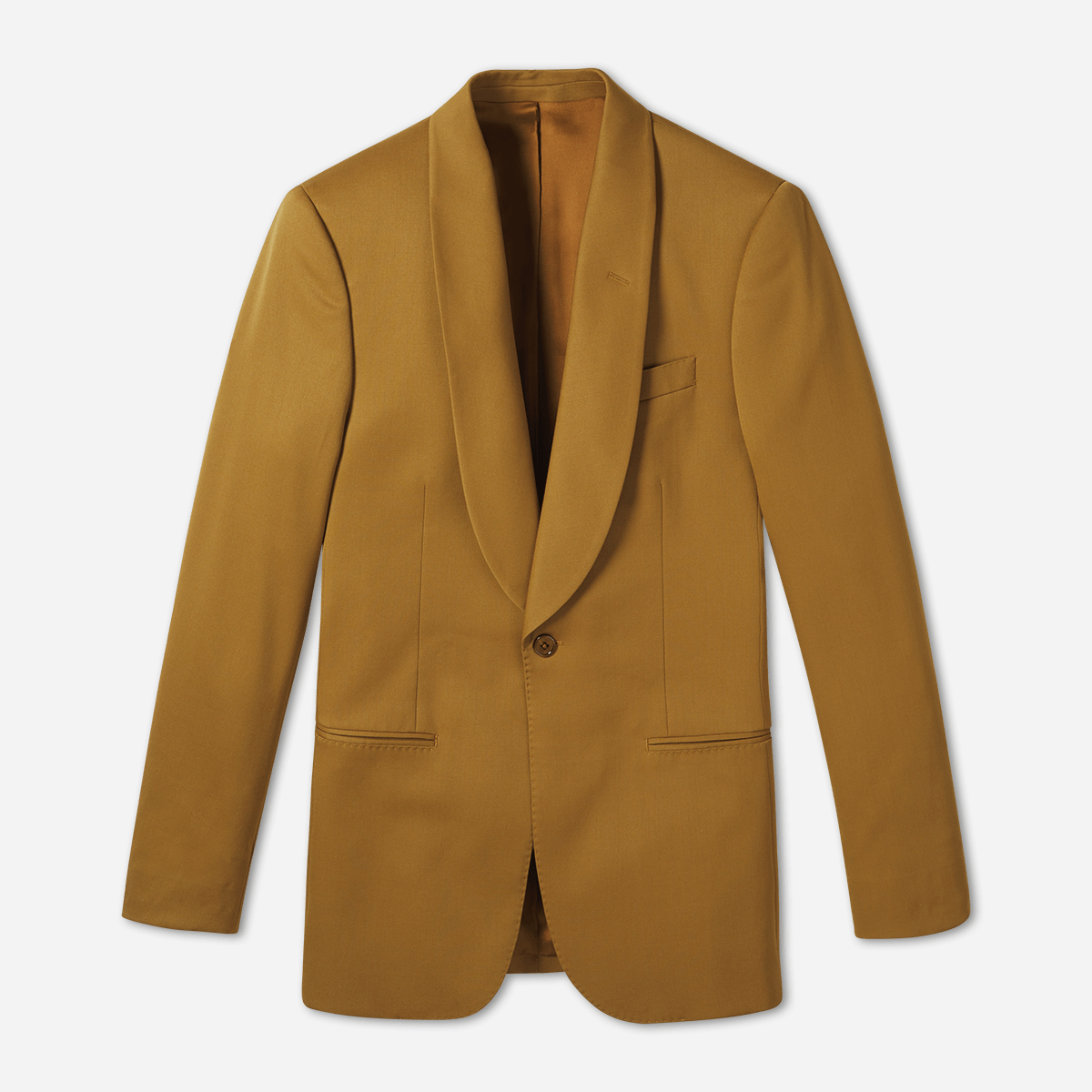 Marigold Shawl Tuxedo Jacket Home Try - On - The Black Tux