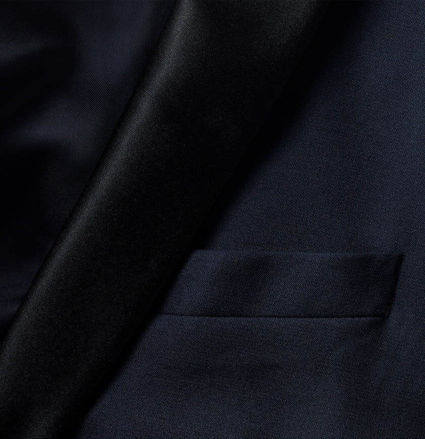 Midnight Shawl Tuxedo Jacket Home Try - On - The Black Tux