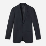 Navy Blue Suit Jacket Home Try - On - The Black Tux