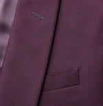 Plum Shawl Tuxedo Jacket Home Try - On - The Black Tux