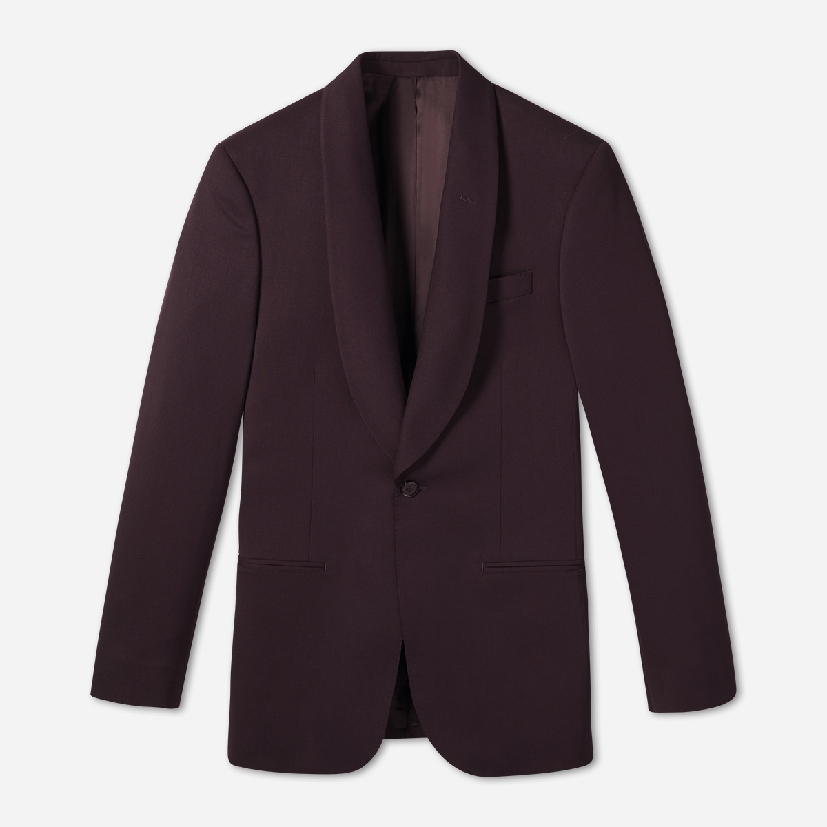 Plum Shawl Tuxedo Jacket Home Try - On - The Black Tux