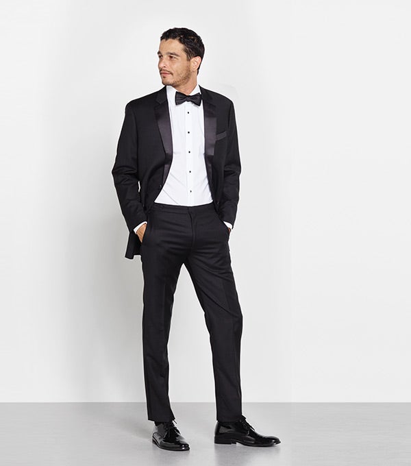 tuxedo with monk strap shoes